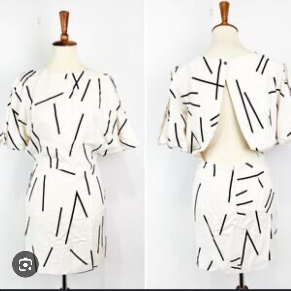 Dolce Vita Cream and Black chopsticks 🥢 Dress